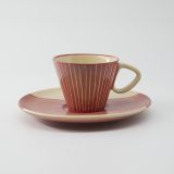 Espresso cup red engraved