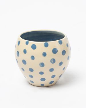 Wine cup dots oval