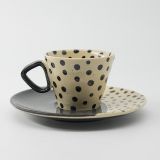 Espresso cup dots black